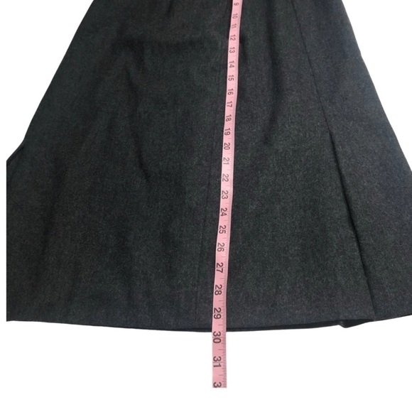 Vintage Miss Pendleton Dark Gray 100% Wool Skirt Waist 28 - Picture 11 of 11